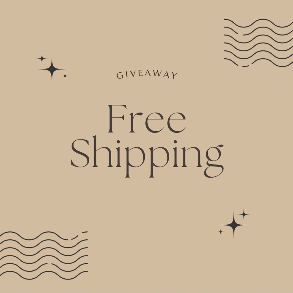Free Shipping Giveaway
